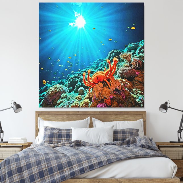 Arte dramático submarino de explosión solar (Insitu(Dormitorio))