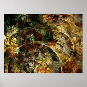 Arte dulce del fractal del extracto del otoño