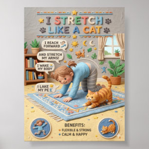 Arte Educativo en 3D de Arcilla: Niño y Gato Estir