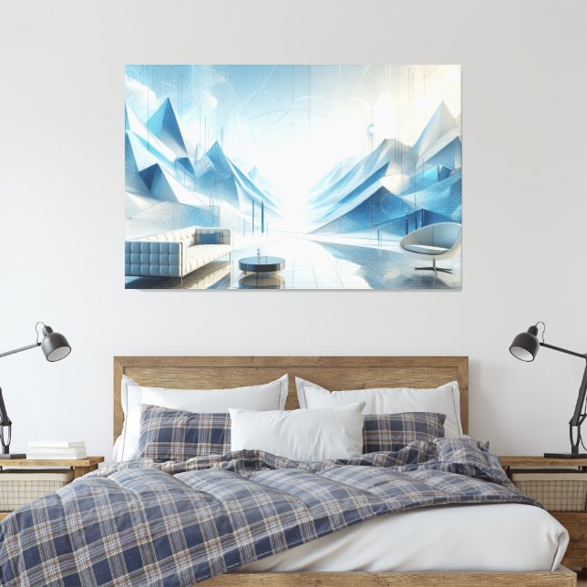 ARTE ELEGANTE DE CANVAS - VOID NORDÍSTICO (Insitu(Dormitorio))