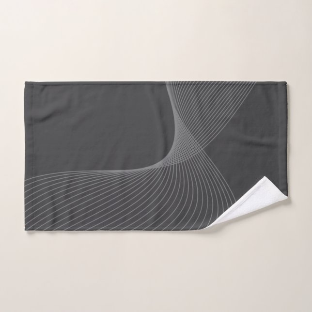Arte elegante, moda, sencillo, moderno de patrones (Toalla de mano)