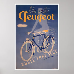 Arte en bicicleta Impresión de ciclismo Póster de 