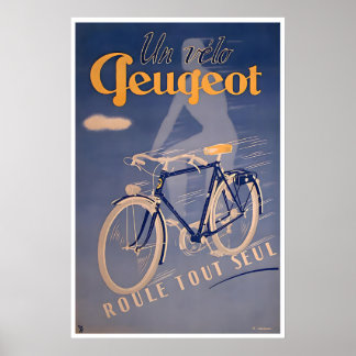 Arte en bicicleta Impresión de ciclismo Póster de