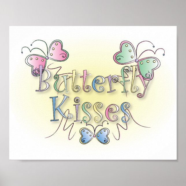 Arte en el muro de besos de mariposa (Frente)