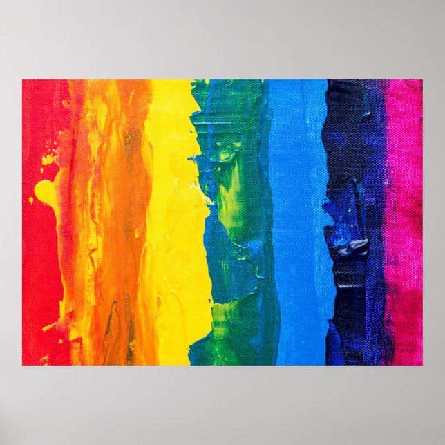 Arte en el Muro del Arcoiris (estilo de pintura) (Frente)