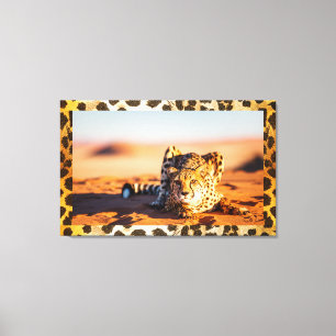 Arte en el muro del desierto Cheetah de Namibia