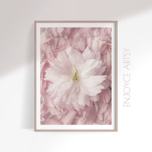 Arte en la pared de la fotografía de la floración