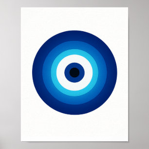 Arte en la pared de Nazar Azul - Proteja tu espaci