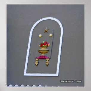 Arte en la pared del Capitolio