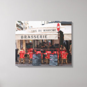 Arte en lienzo con envoltura de galería de Paris C