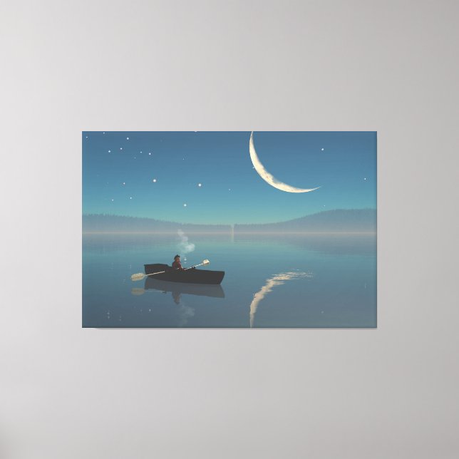 Arte en lienzo de 60"x40" con imagen "Pacífica" (Anverso)
