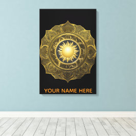 Arte en lienzo de arte fino Mandala Helios de marf