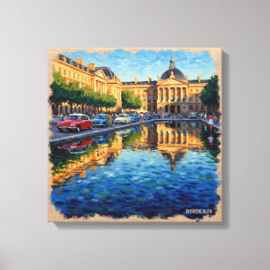 Arte en lienzo de Reflexiones de la Gran Plaza de