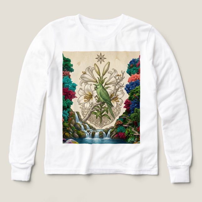 Arte en lienzo de sabiduría antigua de Dhamma (Diseño frontal)