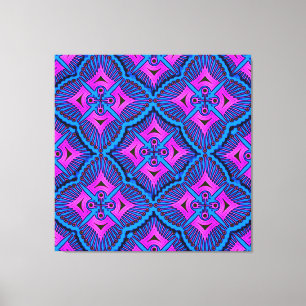 Arte en lienzo digital 3D colorido – Decoración de
