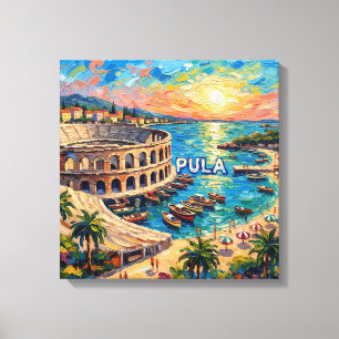 Arte en lienzo Escape junto al mar en la Arena de 