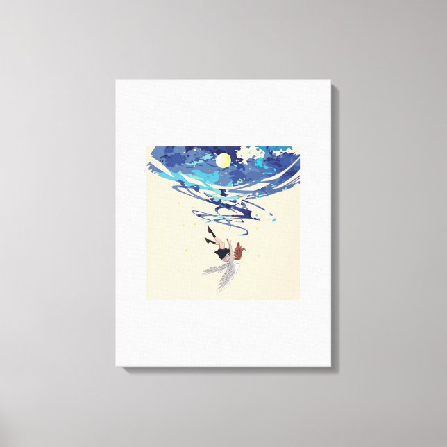 Arte en lienzo "Falling Angel" (Anverso)