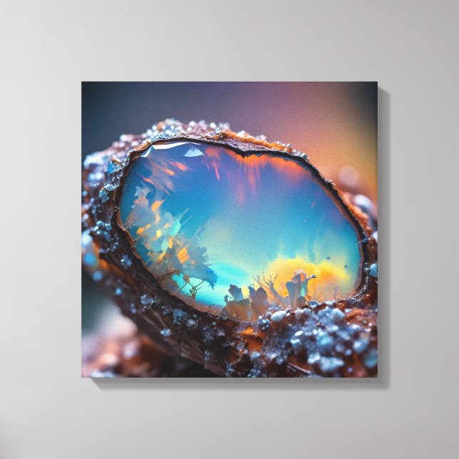 Arte en Lienzo (Fire Opal-5) (Anverso)