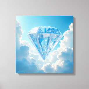 Arte en lienzo (OVNI en forma de diamante)