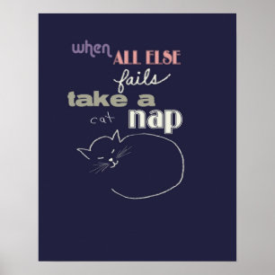 arte en línea de gatos con cita humorística para l