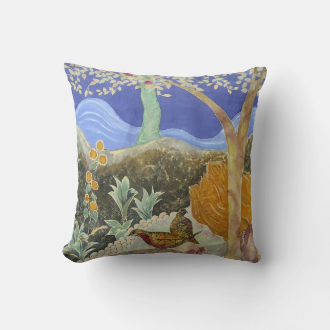 Arte en un árbol de la almohada de la vida (Anverso)