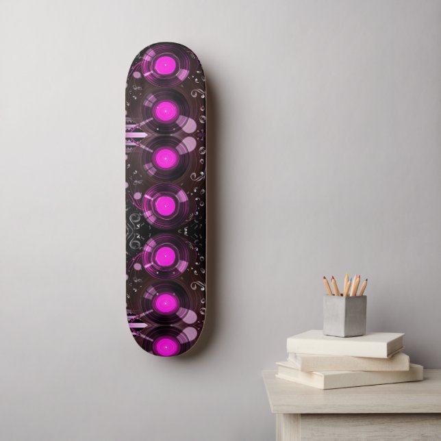 Arte en vinilo sobre monopatín (Arte de la pared)