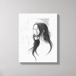 Arte enojado de griterío del dibujo de lápiz de 