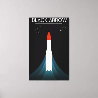 Arte espacial británico de los cohetes de flecha n