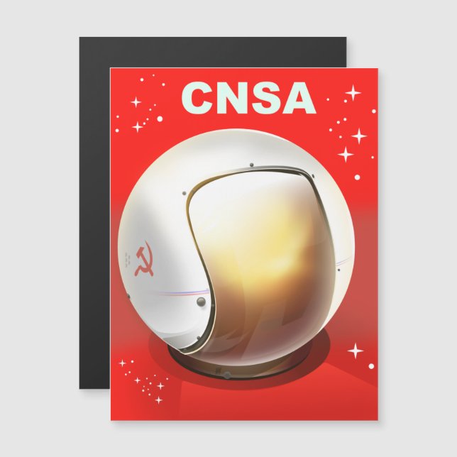 Arte espacial de CNSA China. (Anverso/Reverso)