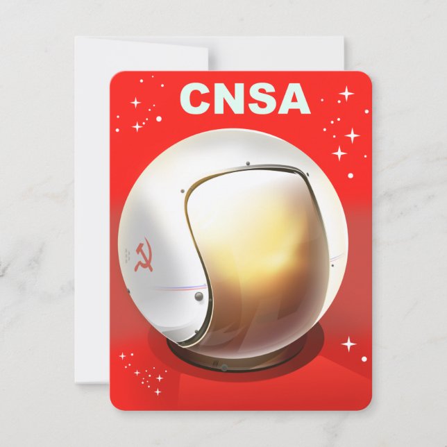Arte espacial de la CNSA China. (Anverso)