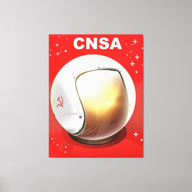 Arte espacial de la CNSA China. (Anverso)