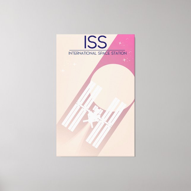 Arte espacial de la Estación Espacial Internaciona (Anverso)