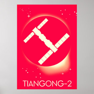Arte espacial de la estación espacial Tiangong-2 C