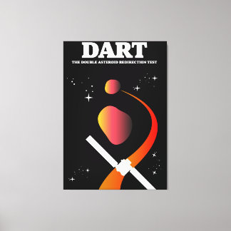 Arte espacial de misión espacial DART.