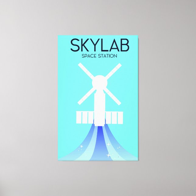 Arte espacial de Skylab Space Station (Anverso)