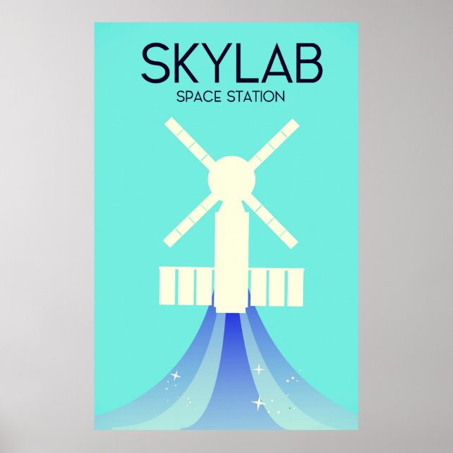 Arte espacial de Skylab Space Station (Frente)