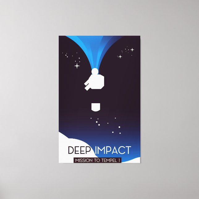 Arte espacial Deep Impact (Anverso)