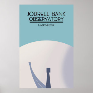 Arte espacial del Observatorio Jodrell Bank.