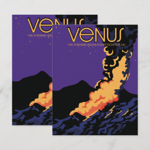 Arte espacial del planeta Venus