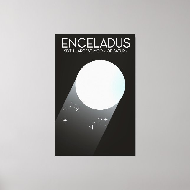 Arte Espacial Enceladus. (Anverso)