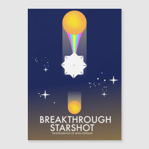 Arte espacial innovador Starshot Retro
