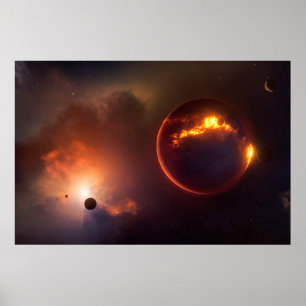 Arte espacial juvenil universal