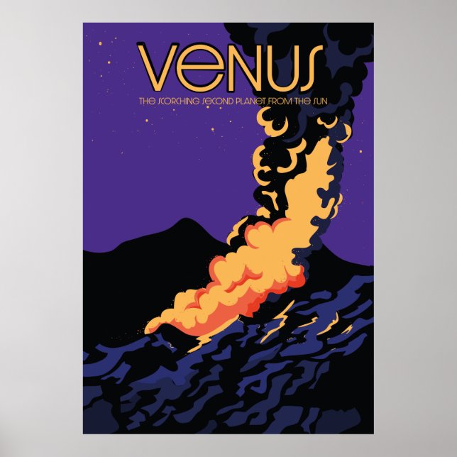 Arte espacial Planet Venus (Frente)