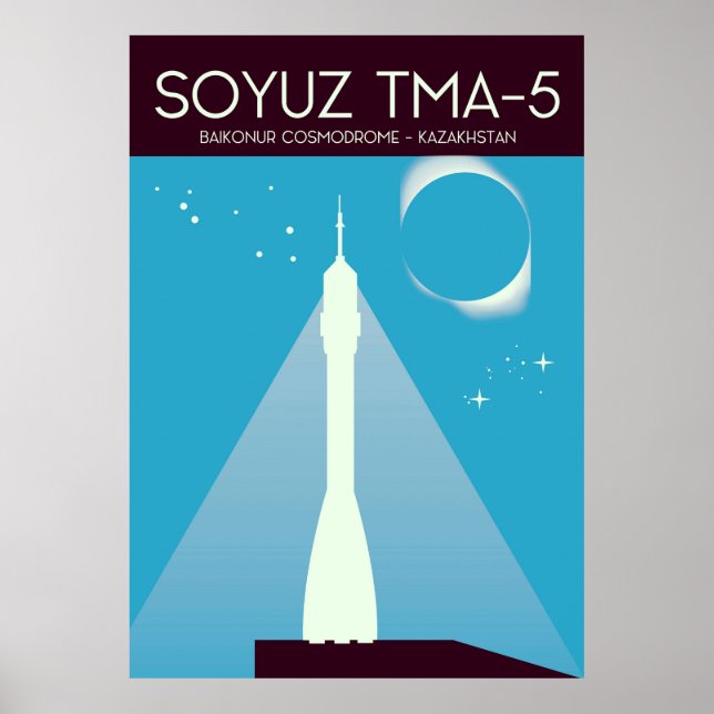 Arte espacial Soyuz TMA-5 (Frente)