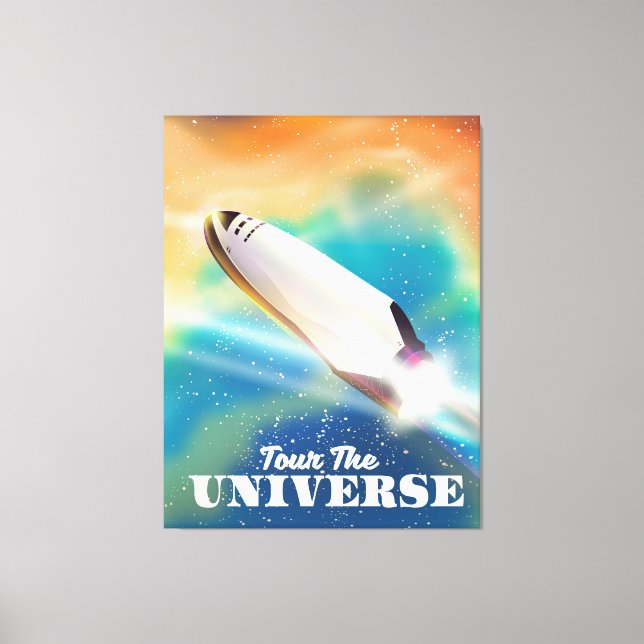 Arte espacial Tour The Universe. (Anverso)