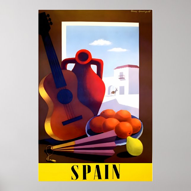 Arte Español Póster de viaje España Prin (Frente)