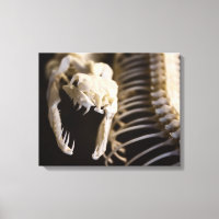 Arte esqueleto de serpiente - lienzo