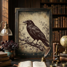 Arte Estético de Ivy Cuervo Vintage de Dark Academ