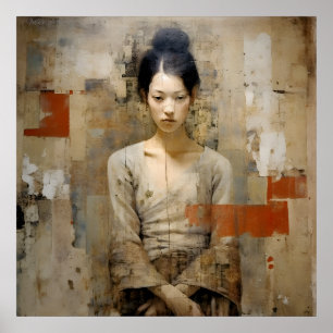 Arte estilo japonés Wabi Sabi