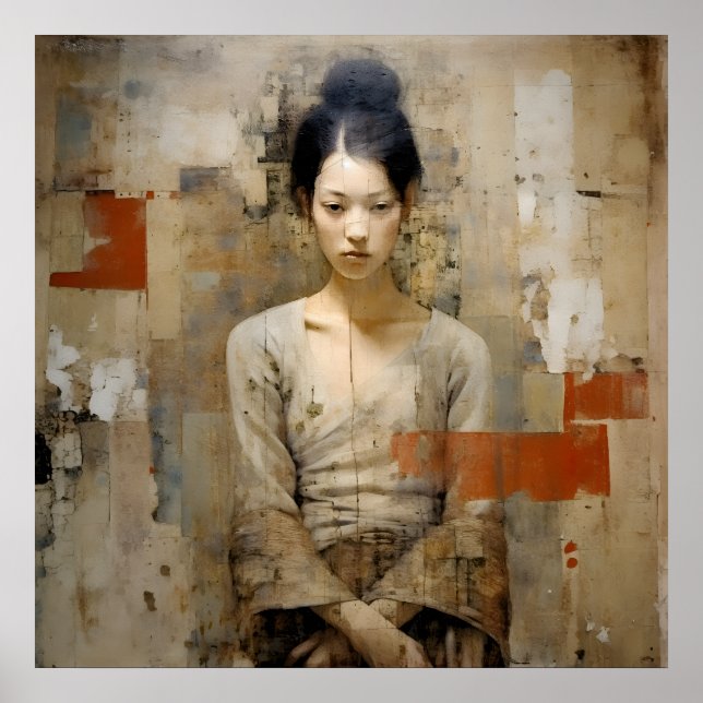 Arte estilo japonés Wabi Sabi (Frente)